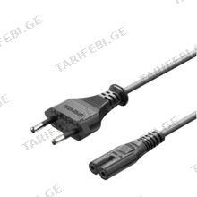 VENTION ZCLBAC 2-Prong Power Cord cable 1.8M C7 Connector EU Plug