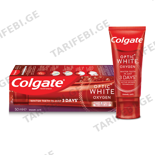 კბილის პასტა OPTIC WHITE OXYGEM / COLGATE / 50მლ