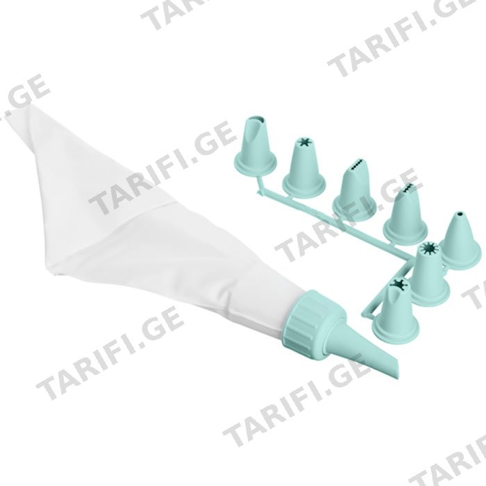 საკონდიტრო შპრიცი ARDESTO MOUSSE CREAM SACK , TIFFANY BLUE, PLASTIC