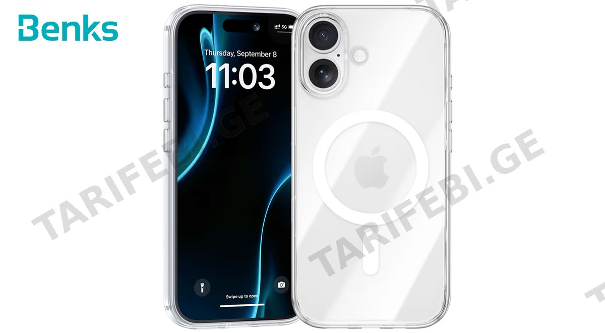iPhone 17 Transparent Case with MagSafe and Camera Control Button. Hard Case.