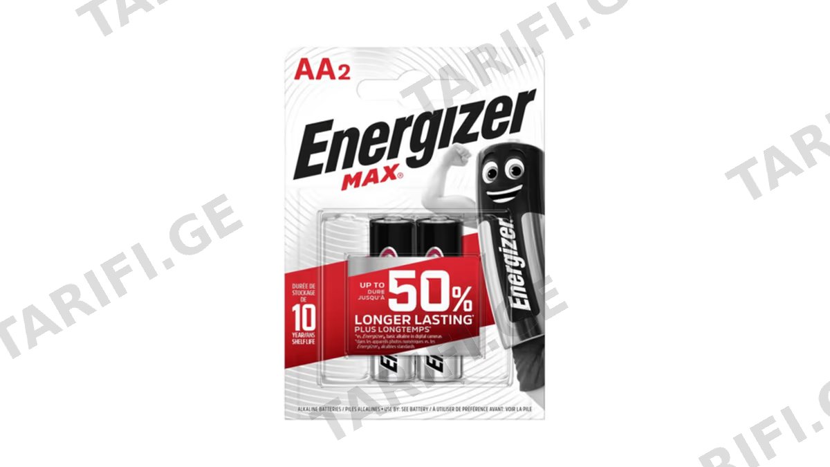 Energizer Max Alk AA 2pc