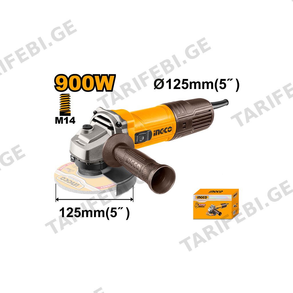 ელექტრო კუთხსახეხი 900W (AG90028)