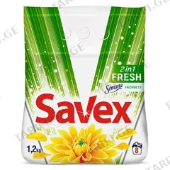 სარეცხი ფხვნილი Savex ავტომატი Parfum Lock 2in1 Fresh 1.2 კგ