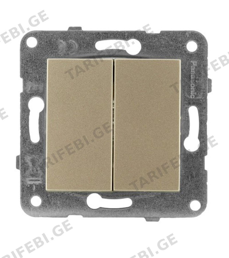 გადამრთველის მექანიზმი 2-ნი KARRE PLUS BRONZ WKTT00092BR-EU1 Panasonic