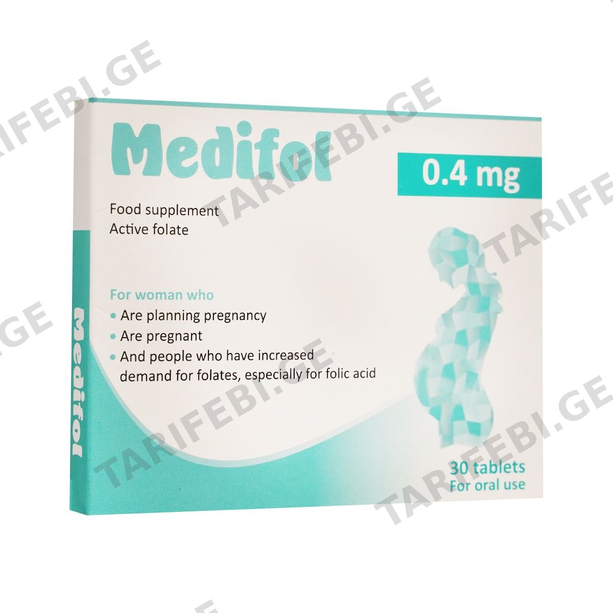 მედიფოლი - Medifol 0.4 მგ 30 ტაბლეტი