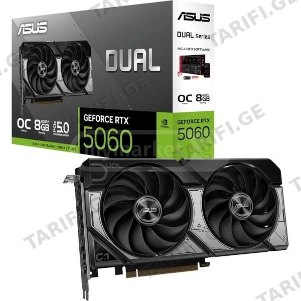 ✅ახალი✅ Asus DUAL RTX5060 8GB✅
