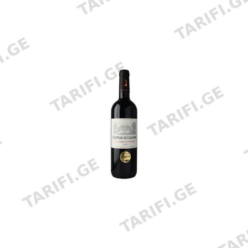 CRF CHATEAU LE CALVAIRE წითელი მშრალი ღვინო 13% 0.75ლ