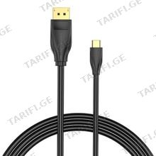 VENTION CGYBH USB-C to DP 8K HD Cable 2M Black