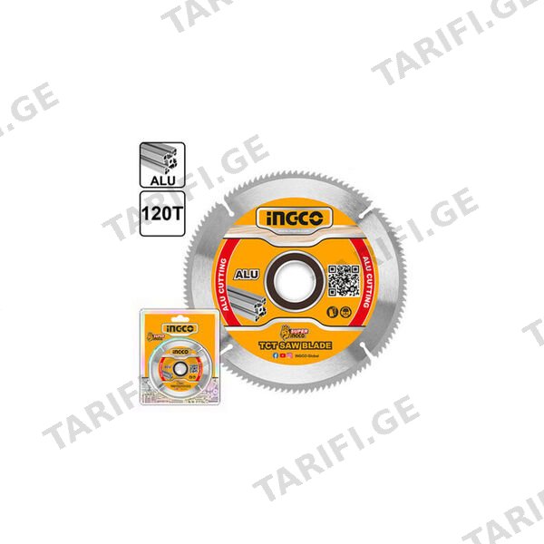 ხერხის პირი ალუმინისთვის 100T-235MM (TSB3235100) INGCO