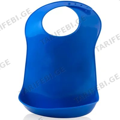 ბავშვის კვების წინსაფარი MINILAND BIB-BLUE