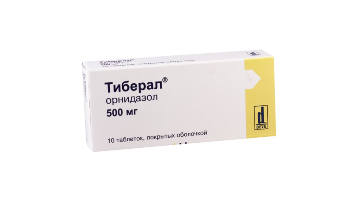 ტიბერალი ტაბ.500მგ.N10