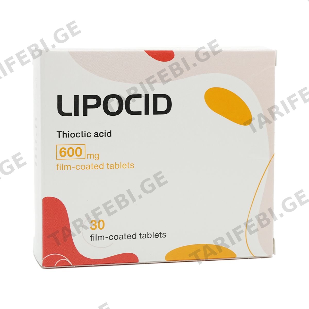 ლიპოციდი - Lipocid 600მგ 30 ტაბლეტი
