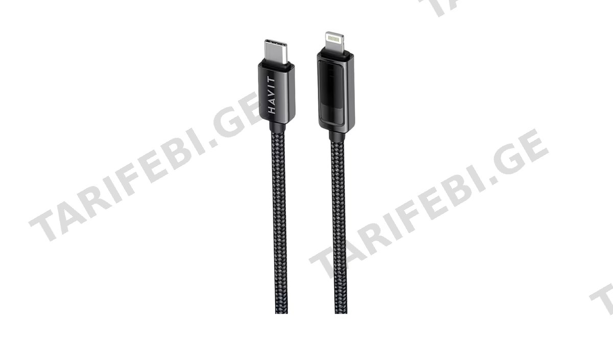 HAVIT CB6246 USB კაბელი Type-c to Lightning 20W (7388)
