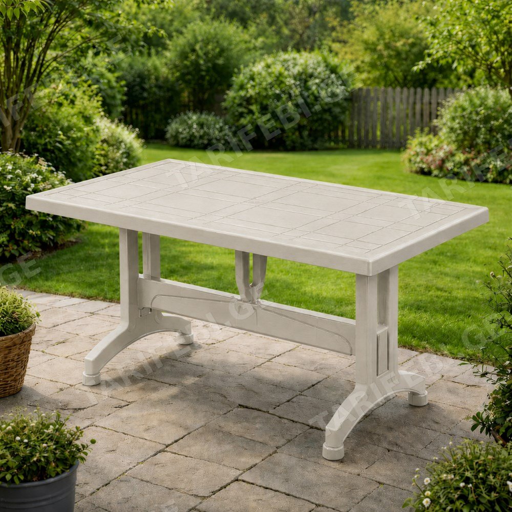 ბაღის მაგიდა PLASTIC TABLE 70x120 სმ