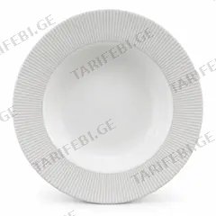 ღრმა თეფში Deco Grey 22x2 სმ