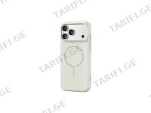 REMAX Original color Series Skin Texture Phone Case iPh17 Pro-White მობილური ტელეფონის ქეისი