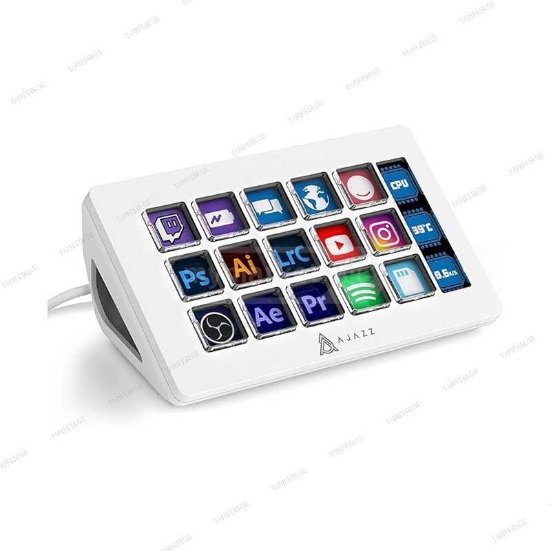 Ajazz AKP153 Stream Deck White