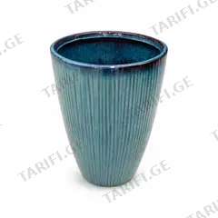ქოთანი კერამიკული ლურჯი Bohemian Egg D33H44