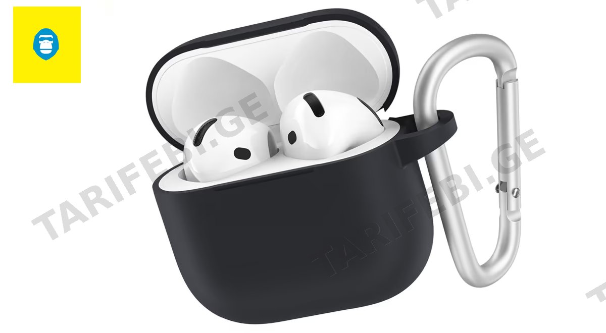 AirPods 4 Silicone Case - Black