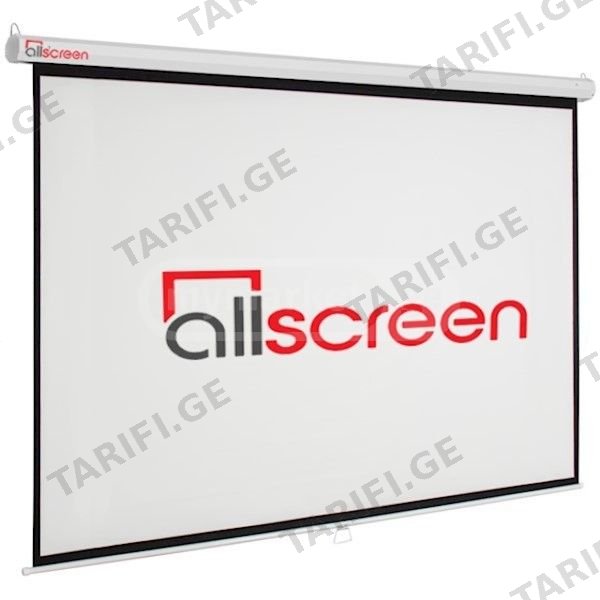 პროექტორის ეკრანი ALLSCREEN MANUAL 160X160CM White
