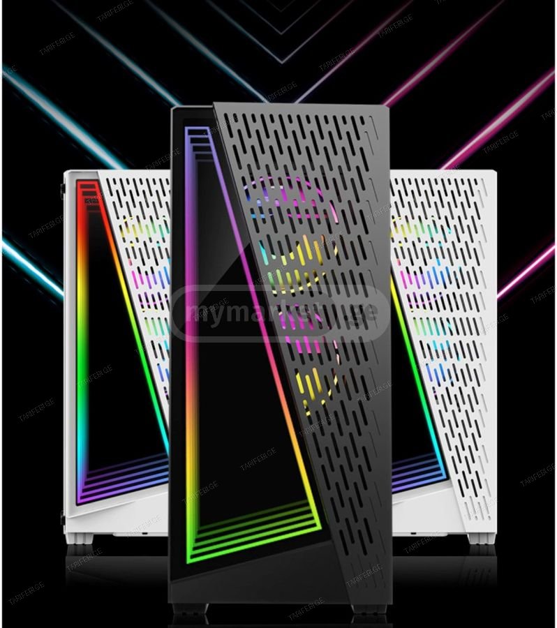 Evesky Infinite Space X3 Black and White PC Case