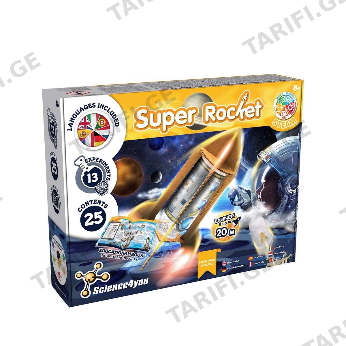 სამეცნიერო ნაკრები კოსმოსური ხომალდი Super Rocket Science4you-470128