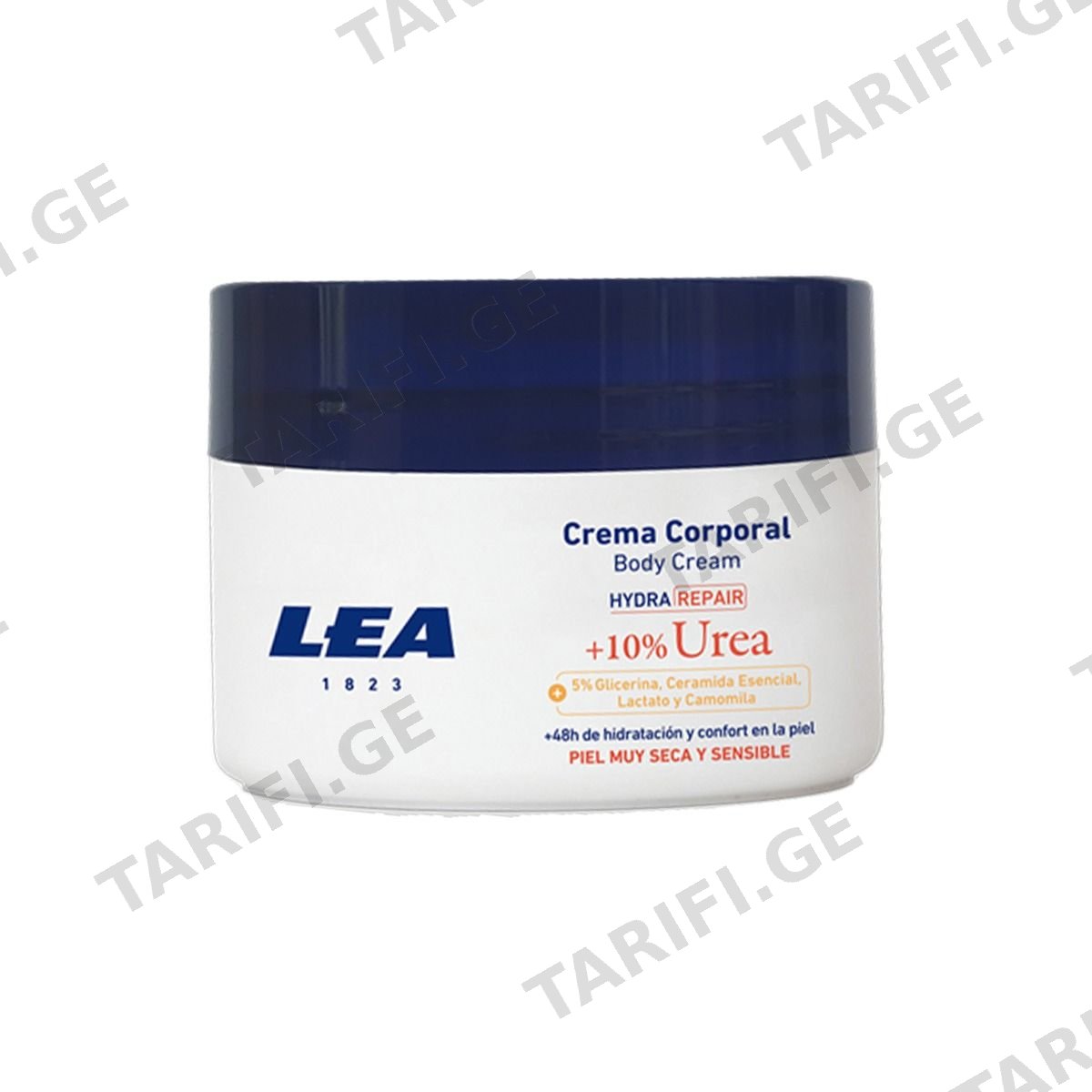 ტანის კრემი Urea 10% 200მლ 3458 ლეა - Lea