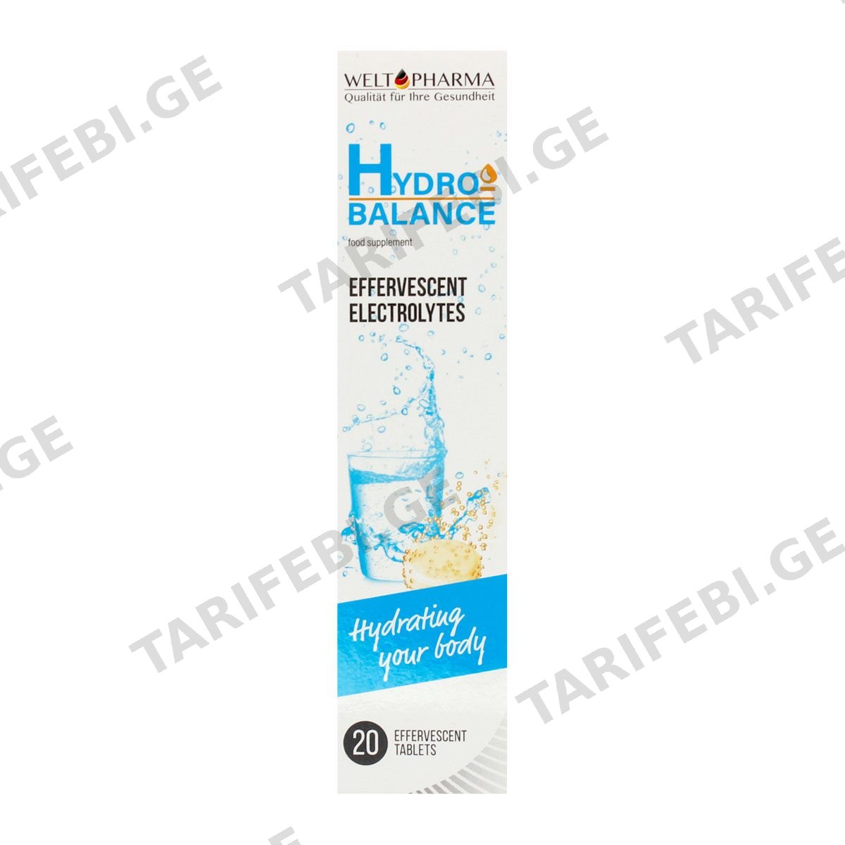 Hydro-balance - ჰიდრო-ბალანსი შუშხუნა 20 ტაბლეტი