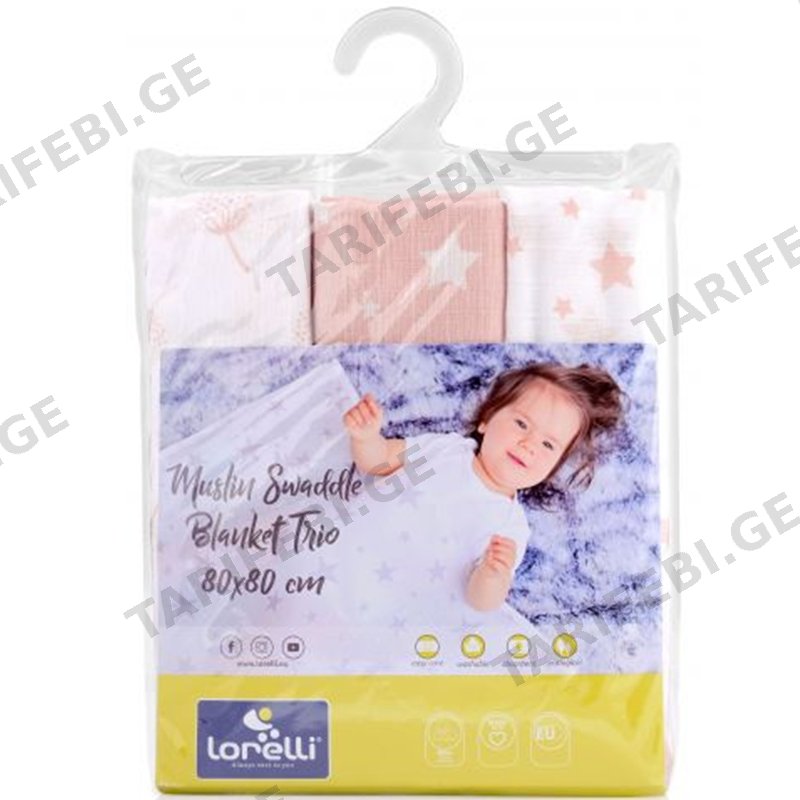 მუსლინი LORELLI (3 PCS)