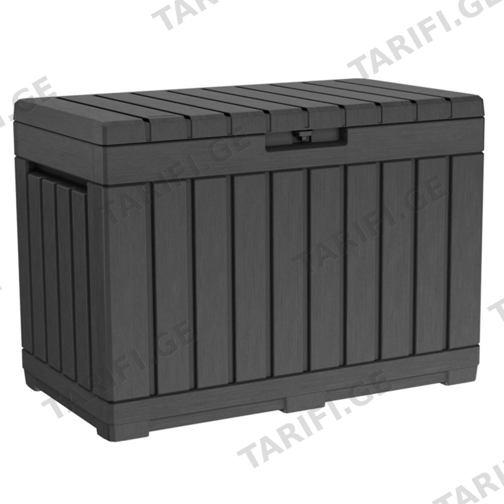 ბაღის შესანახი ყუთი Keter Kentwood 190L Graphite