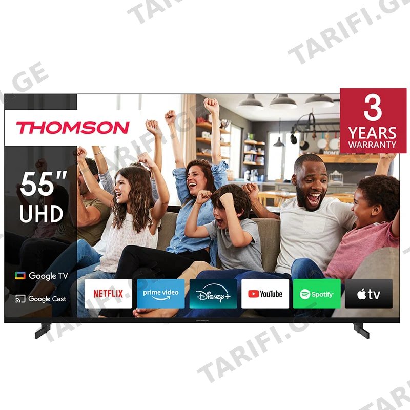ტელევიზორი Smart 4K Thomson 55UG4S14 55 inch (139 სმ)