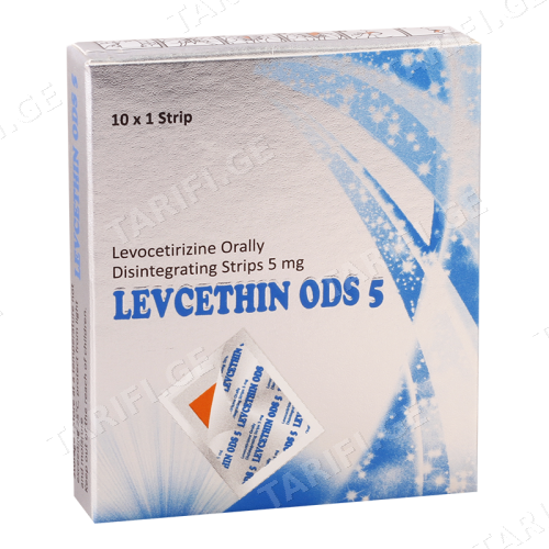 ლევცეტინი ODS 5 ფირფიტა ოროდისპერგირებადი 5მგ #10