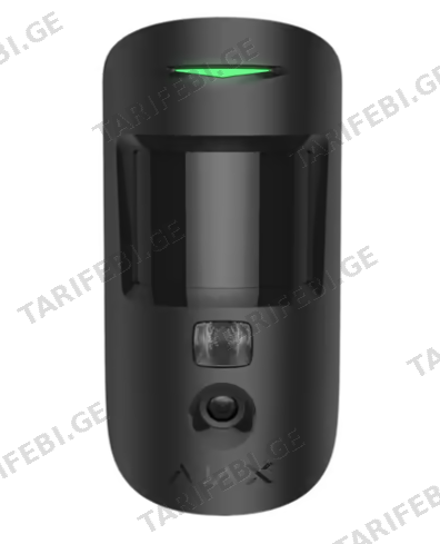 მოძრაობის დეტექტორი კამერით Ajax MotionCam (PhOD) Jeweller (8EU) ASP Black