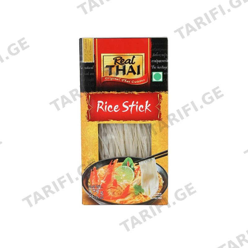 REAL THAI ბრინჯის ჩხირები 3მმ 375გრ 1ც