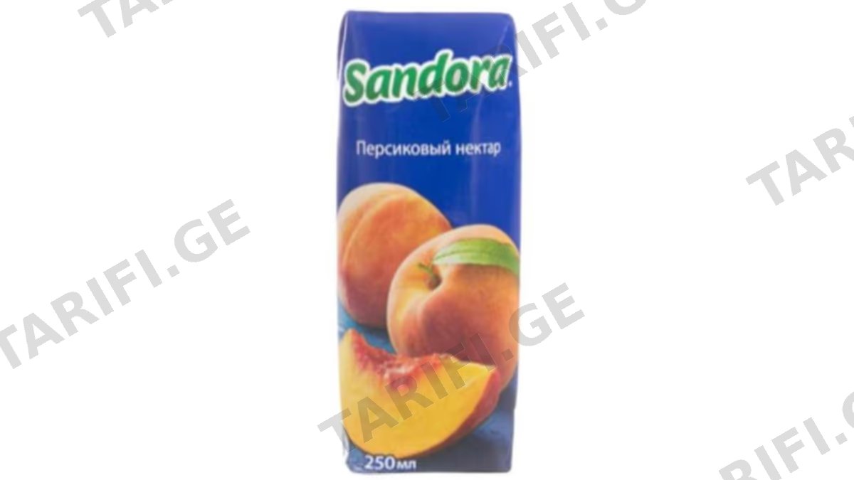 წვენი/ სანდორა ატამი / 0,25ლ