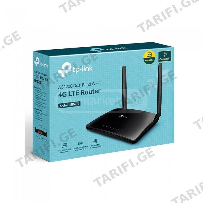 Wi-Fi როუტერი - TP-Link Archer MR402 / 4G LTE Wireless