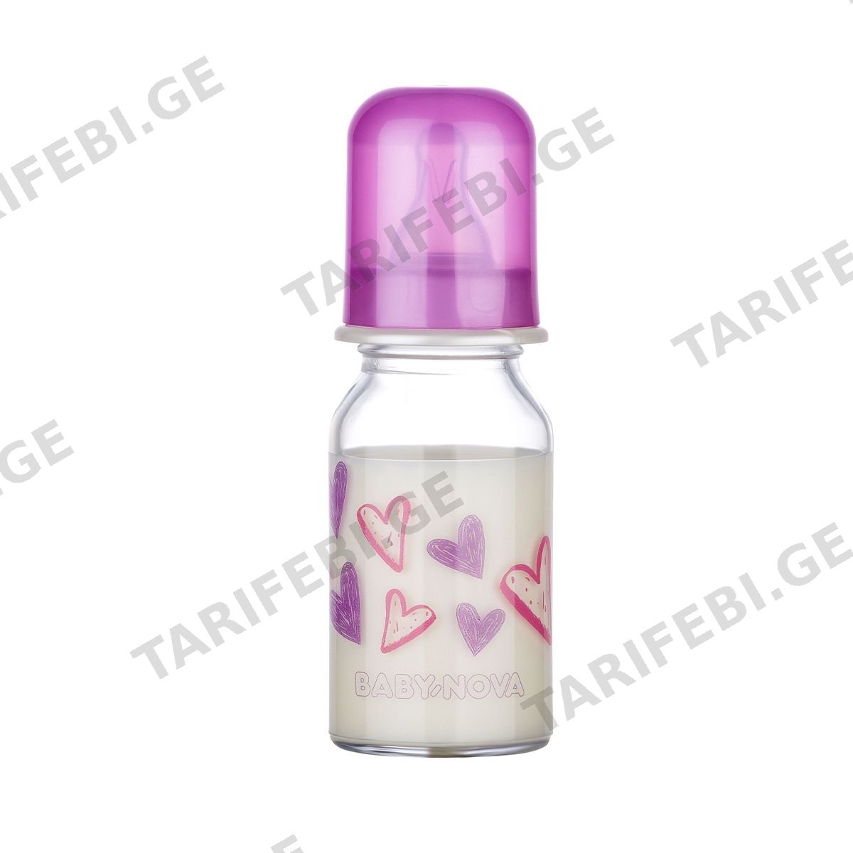 ბოთლი მინის 120მლ 44605 ბეიბი ნოვა - Baby Nova