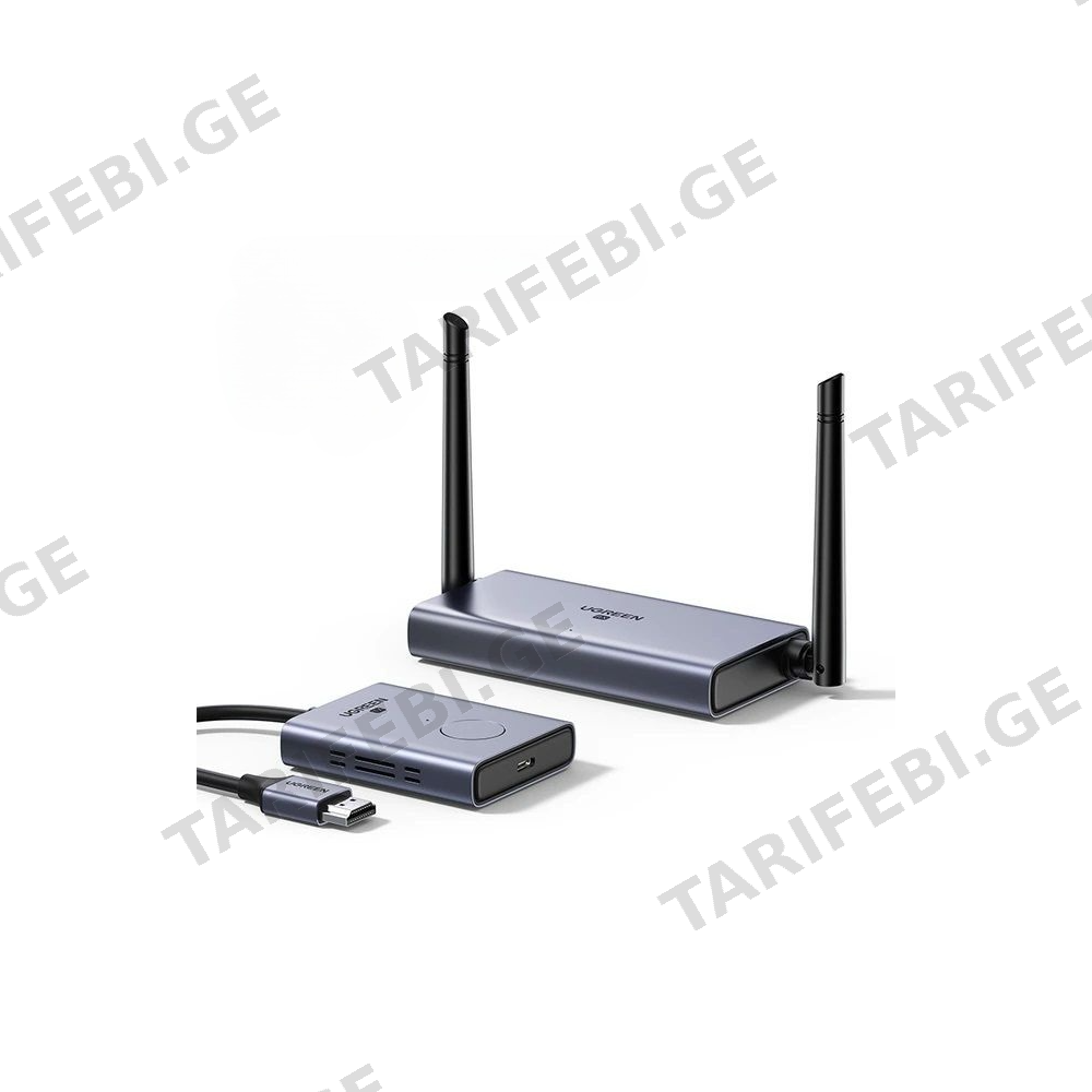 უსადენო HDMI გადამცემი UGREEN CM506 (50633) Wireless Transmitter SIlver