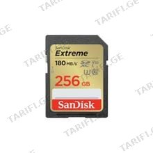 SanDisk 256GB Extreme SD/XC UHS-I Card 180MB/S V30/4K Class 10 SDSDXVV-256G-GNCIN SD ბარათი