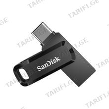 SanDisk Ultra Dual Drive Go Type-C 64GB SDDDC3-064G-G46 Black ფლეშ მეხსიერება