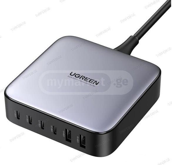 დამტენი Charger UGREEN CD271 (40914), 200W, 4xUSB-C, Type-c,