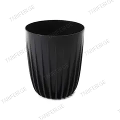 ქოთანი ყვავილის Lamela MIRA ECO recycled 390 28ლ შავი