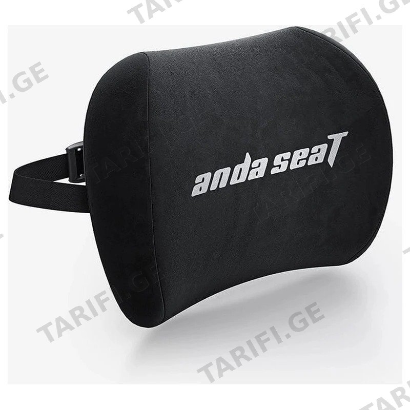 გეიმერული სავარძლის თავის ბალიში ANDASEAT NOVIS AC-TZ-AD23-B-F-J მეხსიერების ქაფით, შავი