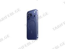 REMAX Original Color Magnetic AI Button Phone Case for iPh 17 Pro Max Blue მობილური ტელეფონის ქეისი