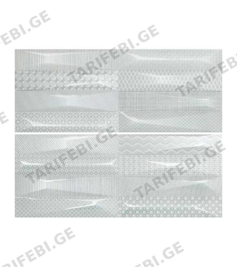 კერამ. ფილა INTUITION DEC. EVOKE AQUAMARINE B-83 20*50 მწარ. IBERO S.L