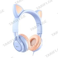 HOCO W36 Cat ear headphones with mic dream blue
