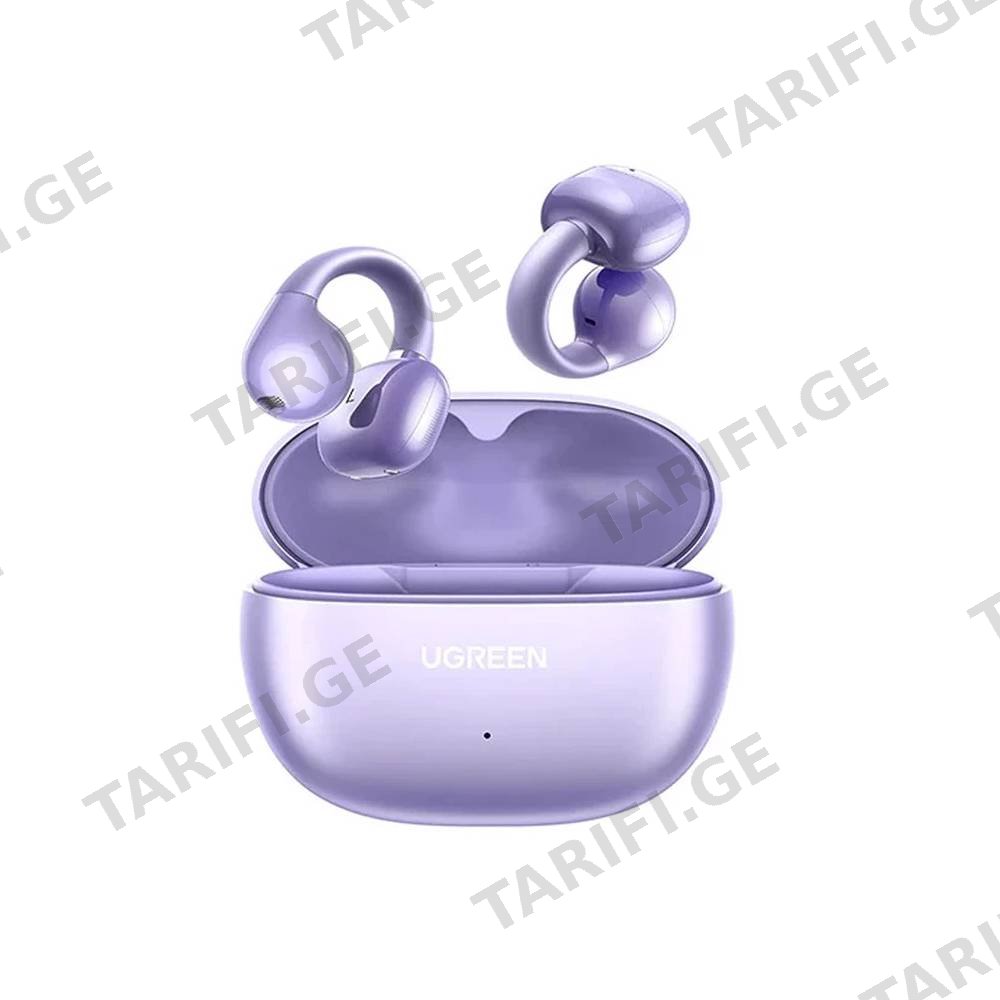 ყურსასმენი UGREEN WS209 (55430) HiTune S3, Earbuds, Wireless, Bluetooth, IPX5, Purple