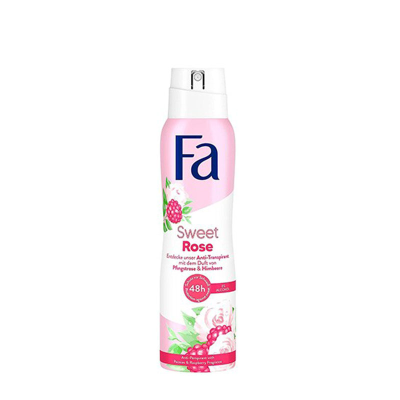 ფა ანტიპერსიპირანტი - ქალი - Sweet rose 150 მლ.