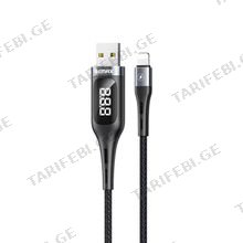 REMAX Leader Smart Display 2.1A Data Cable RC-096i Black
