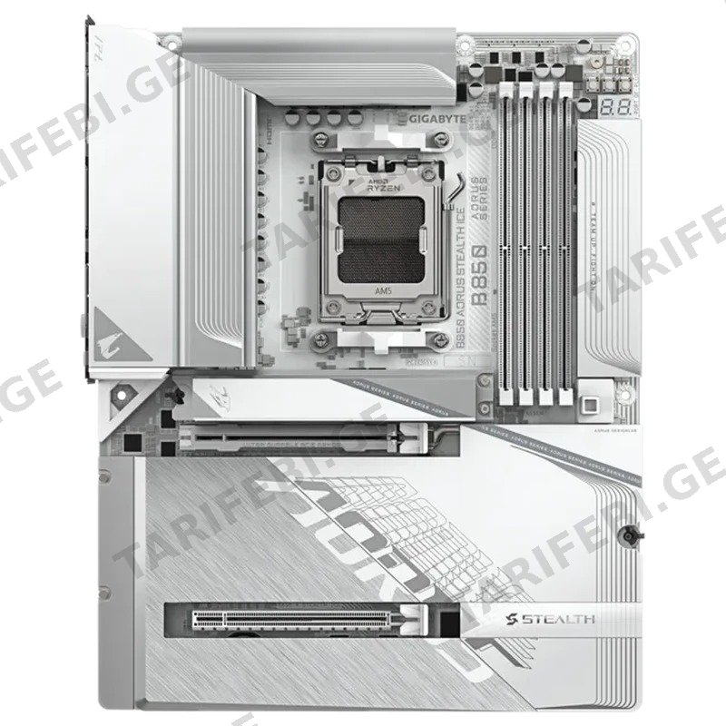 დედა დაფა GIGABYTE B850 A STEALTH ICE AM5 DDR5